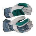 Kinco Kinco Suede Cowhide with Double-Palm Gloves & Safety Cuff 1600-XL